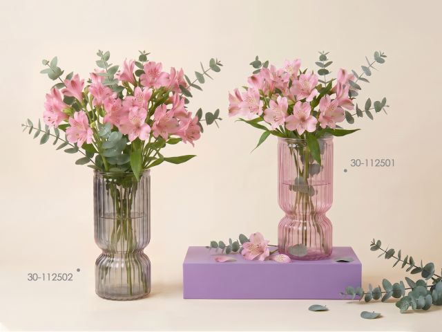Image 3 Ваза для цветов, стеклянная, 25х11 см., серия Orchid, PERFECTO LINEA