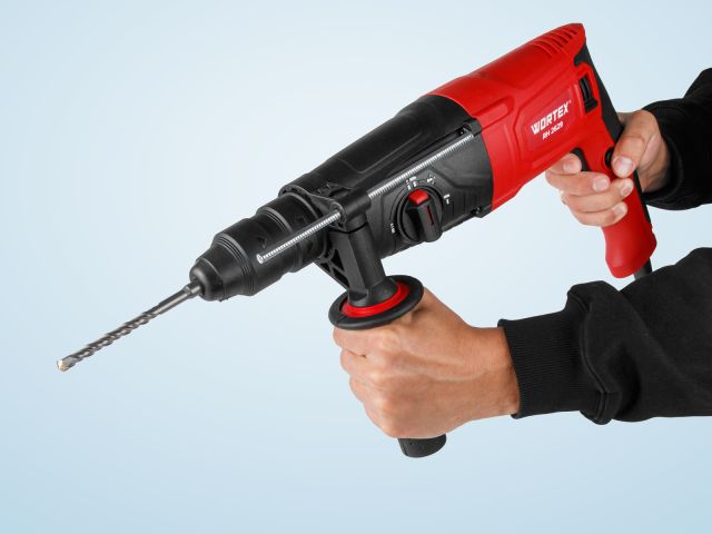 Image 16 Перфоратор WORTEX RH 2629 в чем. + (2 зубила, 3 сверла) 800 Вт, 3.0 Дж, 26 мм, 4 режима, SDS-plus, Б