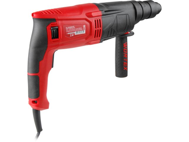 Image 4 Перфоратор WORTEX RH 2629 в чем. + (2 зубила, 3 сверла) 800 Вт, 3.0 Дж, 26 мм, 4 режима, SDS-plus, Б