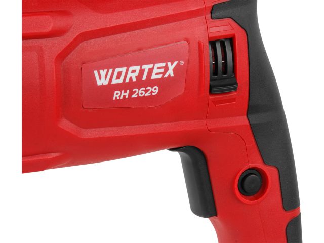 Image 10 Перфоратор WORTEX RH 2629 в чем. + (2 зубила, 3 сверла) 800 Вт, 3.0 Дж, 26 мм, 4 режима, SDS-plus, Б