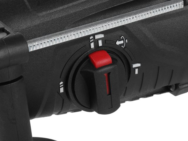 Image 9 Перфоратор WORTEX RH 2629 в чем. + (2 зубила, 3 сверла) 800 Вт, 3.0 Дж, 26 мм, 4 режима, SDS-plus, Б