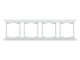 Рамка 4-ая горизонтальная белая, DARIA, MUTLUSAN