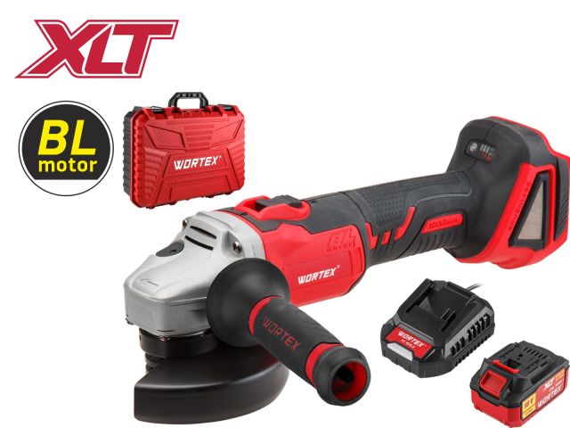 Аккум. углошлифмашина WORTEX CAG 1812 E в чем. ALL1 МЕГА АКЦИЯ БЕСЩЕТ., 18 В, 125 мм, 8000 об/мин, 1