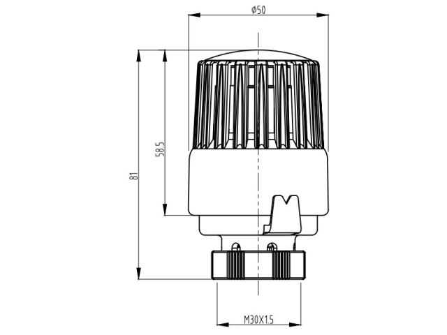 Image 2 Термостатическая головка AVE297-01 AV Engineering