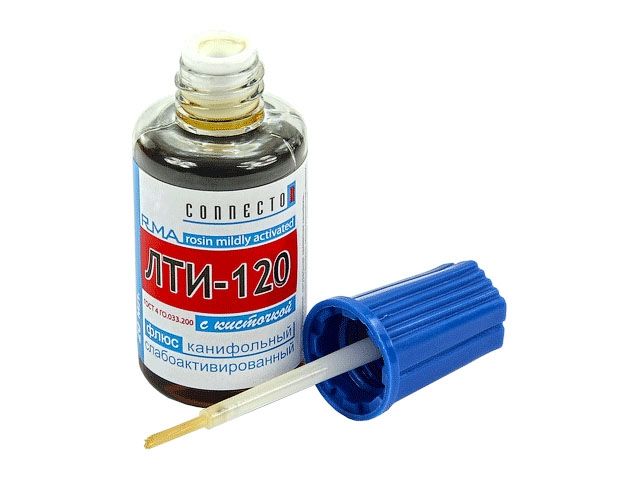 Image 1 Флюс ЛТИ-120 (20мл) с кисточкой Коннектор