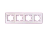 Рамка 4-местная белая, Уют, BYLECTRICA