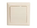 Выключатель 1-клав. (скрытый, винт. зажим) кремовый, DARIA, MUTLUSAN