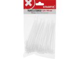 Watch image 3 Хомут-стяжка с монтажным отверстием 2.5х110 мм белый (100 шт в уп.) STARFIX