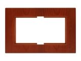 Рамка для 2-ой розетки вишня, RITA, MUTLUSAN