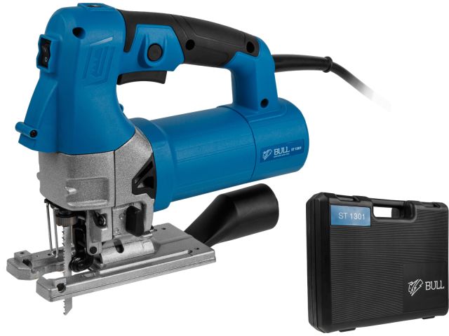 Лобзик электрический BULL ST 1301 в чем. 800 Вт, 800-2600 ход/мин, до 135 мм