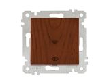 Выключатель промежуточный многопозиционный (скрытый, без рамки, пруж. зажим) орех, RITA, MUTLUSAN