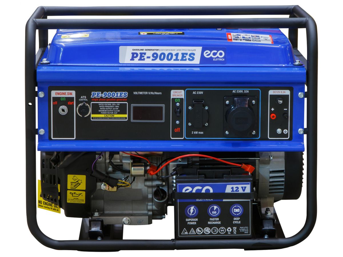 Электростанция (генератор бензиновый) ECO PE-9001ES