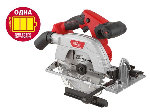 Аккум. циркулярная пила WORTEX CCS 1819 в кор. ALL1 SOLO