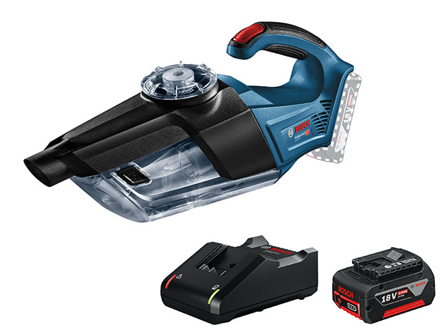 Аккум. пылесос BOSCH GAS 18V-1 в кор. + АКЦИЯ (зарядное и аккумулятор в комплекте)