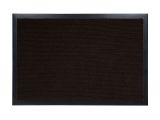 Коврик придверный влаговпитывающий, ребристый, "Trip", 40х60 см, коричневый, VORTEX