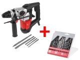 Перфоратор WORTEX RH 3231-1 в чем. + (2 зубила, 3 сверла)+АКЦИЯ(Набор сверл 16 шт. WORTEX в подарок)