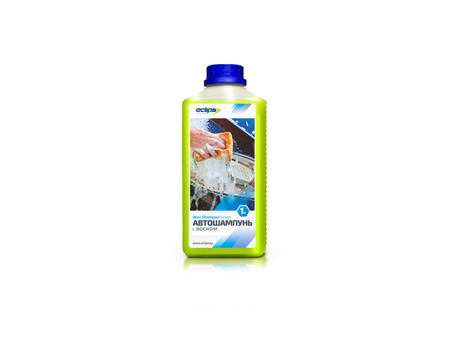 Автошампунь с воском Wax Shampoo 1 л Eclips