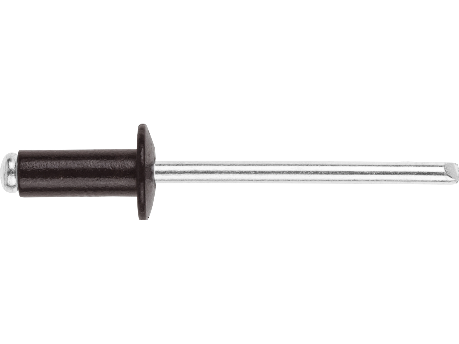 Заклепка вытяжная 4.8х12 мм алюминий/сталь, RAL 8019 (500 шт в карт. уп.) STARFIX
