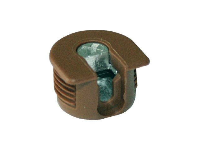 Эксцентрик усиленный пластиковый 20 мм, коричневый (10 шт в зип-локе) STARFIX