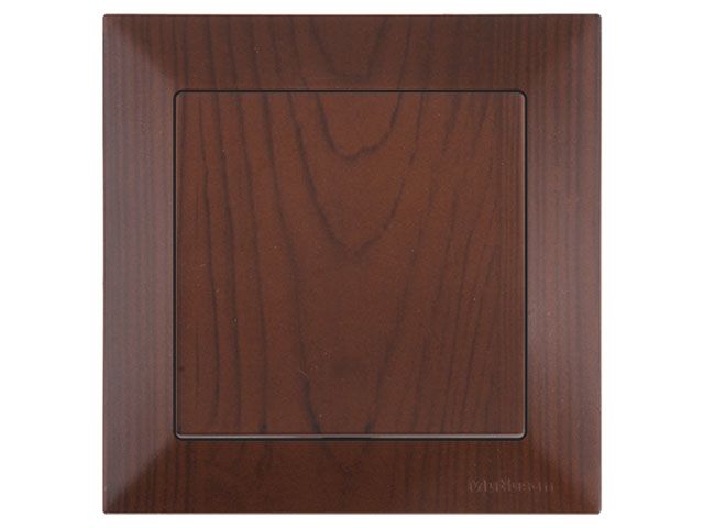 Image 1 Выключатель 1-клав. двухполюсный (скрытый, винт. зажим) орех, DARIA, MUTLUSAN