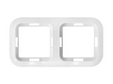 Рамка 2-местная белая, Гармония, BYLECTRICA