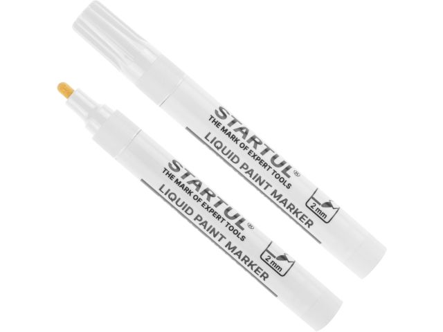 Маркер промышл. перманентный на основе жидк. краски белый STARTUL PROFI (ST4360-01)