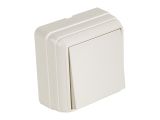 Выключатель 1-клав. (открытый) кремовый, BRON, MUTLUSAN