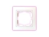 Рамка 1-местная белая, Уют, BYLECTRICA