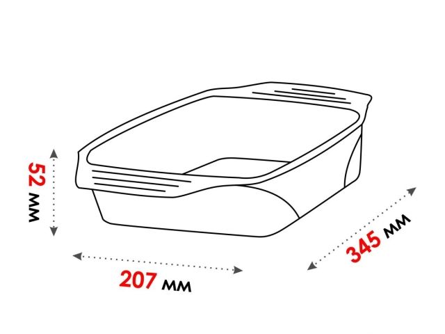 Image 3 Форма из жаропрочного стекла, 2.2 л, прямоугольная, 345х207х52 мм, PERFECTO LINEA