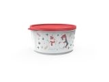 Контейнер круглый Christmas, 2,4 л, роза, BEROSSI