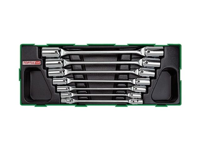 Image 1 Набор-сет ключей шарнирных 7предм. TOPTU
