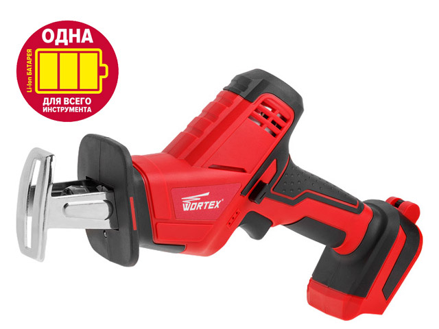 Аккум. сабельная пила WORTEX CSR 1018 E в кор. ALL1 SOLO 18В, дер.100 мм