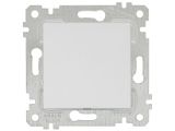 Выключатель 1-клав. (скрытый, без рамки, винт. зажим) белый, RITA, MUTLUSAN