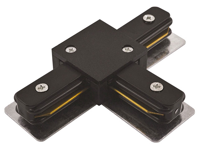 Коннектор PTR CT-BL T-обр., черный JAZZWAY