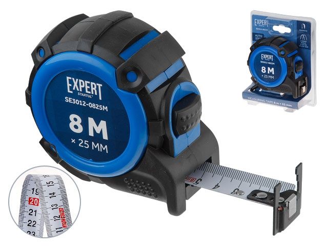 Рулетка  8м/25мм EXPERT STARTUL (SE3012-0825M)