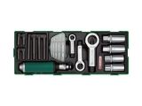 Набор-сет для ремонта резьбы 22предм. TOPTU