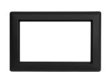 Рамка для 2-ой розетки черная, DARIA, MUTLUSAN