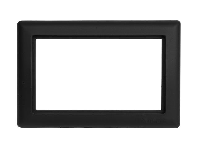 Image 1 Рамка для 2-ой розетки черная, DARIA, MUTLUSAN