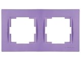 Рамка 2-ая горизонтальная пурпурная, RITA, MUTLUSAN