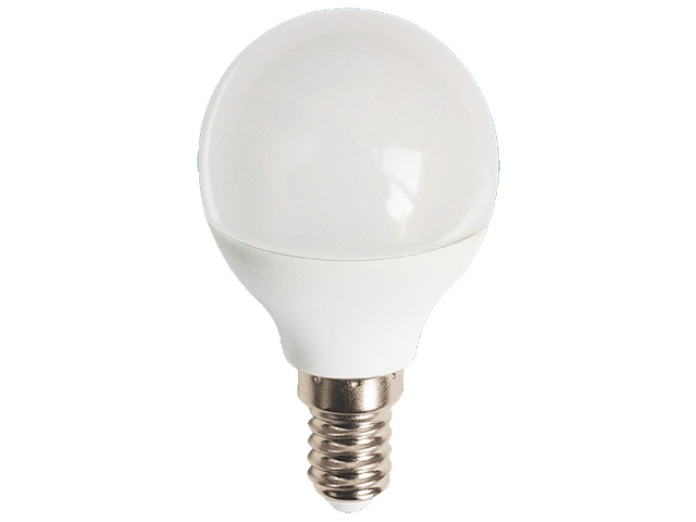 Лампа светодиодная G45 ШАР 8Вт PLED-LX 220-240В Е14 3000К JAZZWAY