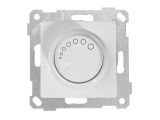 Выключатель поворотный (диммер) (скрытый, без рамки, винт. зажим, 600Вт) белый, RITA, MUTLUSAN
