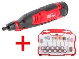 Аккум. гравер WORTEX MG 1213 ELi в кор. + аксессуары + АКЦИЯ! (Набор для гравера 40  пр.)