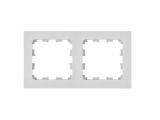 Рамка 2-местная белая, Astrum, BYLECTRICA