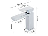 Watch image 2 Смеситель для умывальника D25, серия 840 ECONOCE