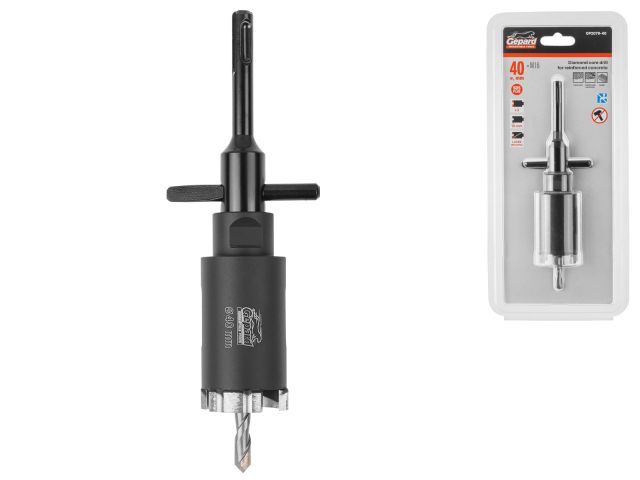 Image 1 Коронка алмазная d 40мм железобетон GEPARD (GP2079-40)