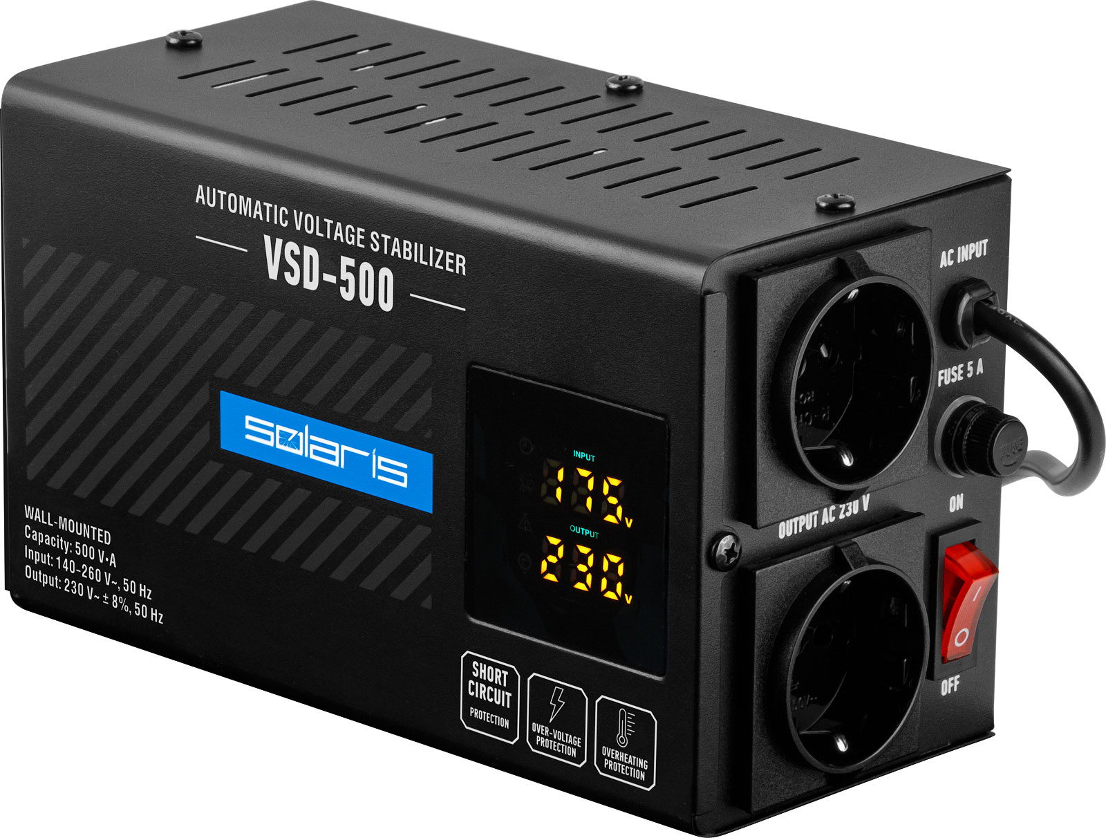Стабилизатор напряжения Solaris VSD-500