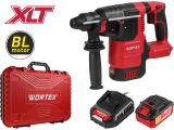 Аккум. перфоратор WORTEX CRH 1822 в чем.  XLT SET БЕСЩЕТ., 18 В, 2.6 Дж, 26 мм, 1х4 А*ч