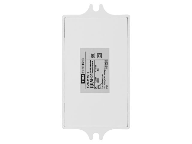 Image 4 Датчик движения микроволновый ДДМ-01 5,8ГГц 1200Вт, 10-720с, 1-8м, 3+Лк, IP20, TDM
