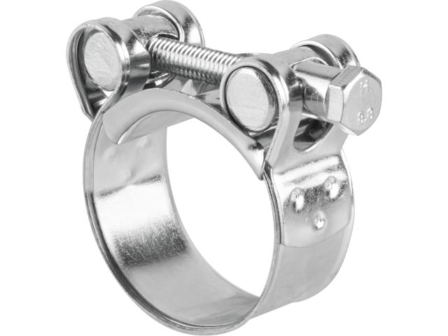 Хомут силовой 36-39мм, цинк (20 шт в пакете) STARFIX