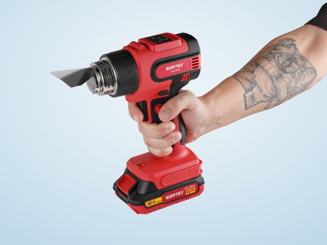 Image 9 Аккум. термовоздуходувка WORTEX CHG 5518 в кор. ALL1 XLT SET 18 В, 1 скор., 300-550 °C